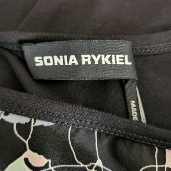 Sonia Rykiel Silk & Jersey Floral Tank Dress - Picture 2 of 5